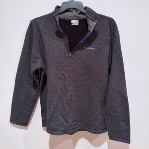 Columbia Charcoal Heather Quarter-Zip Fleece